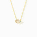 18K Gold-Plated 925 Sterling Silver Zircon Heart Necklace - V.I.P Digital Presence
