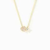 18K Gold-Plated 925 Sterling Silver Zircon Heart Necklace - V.I.P Digital Presence