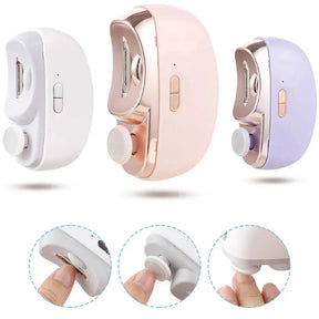 2 In 1 Electric Nail Clippers Manicure Anti-Splash Nail Trimmer For Baby Finger Toe Scissors Pedicure Thick Nails Cutter Tools - V.I.P Digital Presence