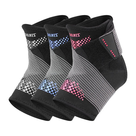 1pc Sport Ankle Brace Protector Adjustable Anti-sprain Compression Feet Support Wrap Bandage Protection With Strap - V.I.P Digital Presence