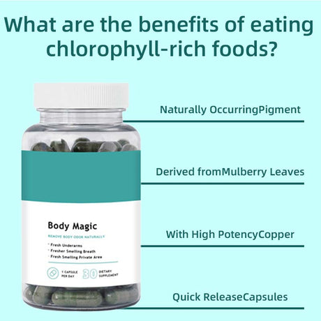 Body Magic Chlorophyll Capsules - V.I.P Digital Presence