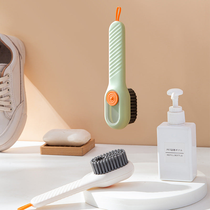 Multi Functional Shoe Brush Press Type Automatic Liquid Detergent Brush - V.I.P Digital Presence