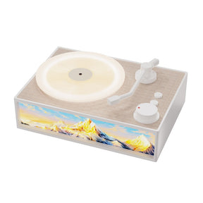 Wireless Bluetooth Speaker Aroma Diffuser Ambient Light Mini Speaker Retro Vinyl Record Player Home High-Quality Sound Gift X19 - V.I.P Digital Presence