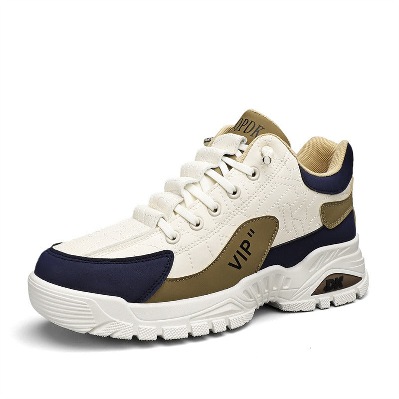 Autumn New Martin Shoes Men's Casual Sports Korean Edition High Top Thick Sole Men's Shoes Trendy British Style Workwear Shoes - V.I.P Digital Presence