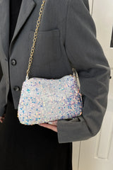 Sequin Removable Strap Shoulder Bag - V.I.P Digital Presence