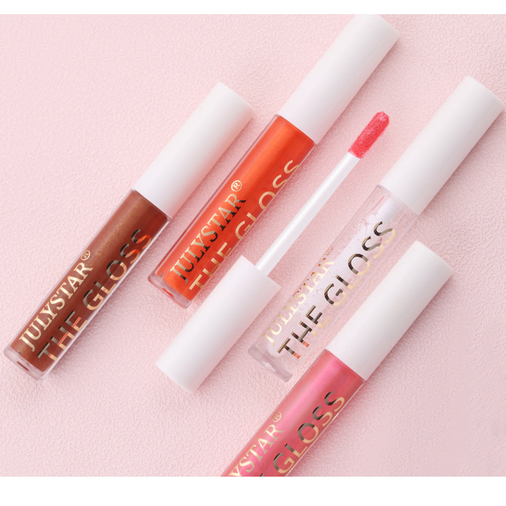 Six Pack Multi-Color Moisturizing Watery Glass Lip Gloss Pearl Watery Lip Glaze Non-Stick Mirror Lip Gloss - V.I.P Digital Presence