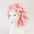 Elastic ribbon bow color Ding round hat solid color night cap wide-brimmed beauty hairdressing head scarf hat - V.I.P Digital Presence