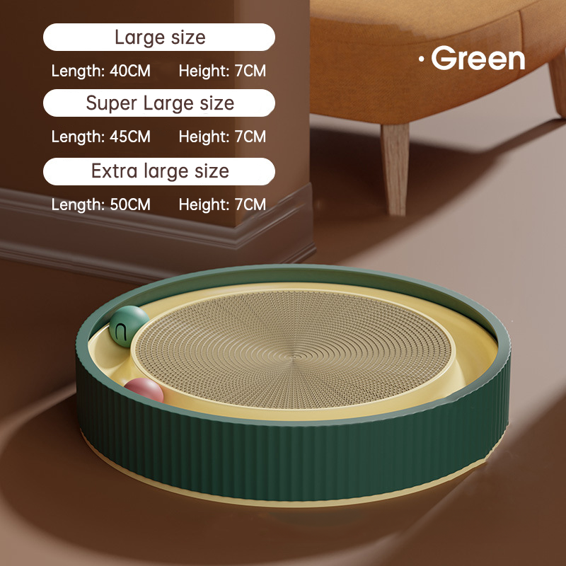 Multi Function Round Cat Scratching Board with Ball Toy Cat Scratcher Funny Sharpen Nails Scraper Can Replace Nest for Cats - V.I.P Digital Presence