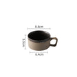 Coarse pottery coffee cup and plate set creative handmade retro coffee cup artistic cup plate milk cup - V.I.P Digital Presence