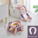 Inodoro infantil inodoro multifuncional para niños y niñas, soporte auxiliar para inodoro, anillo para asiento de inodoro de paso para bebé