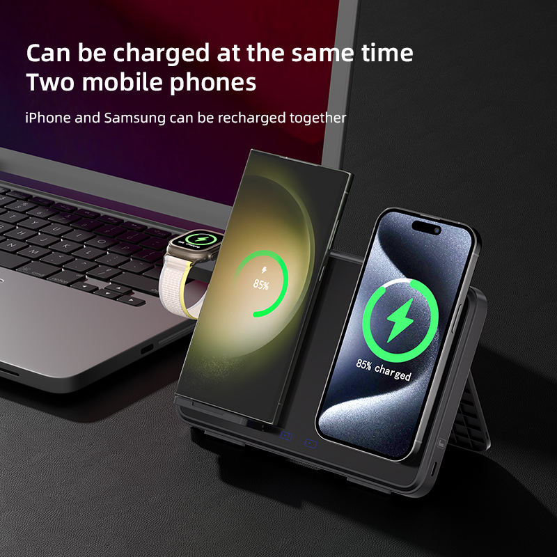 New 3-in-1 wireless charger suitable for iPhone lWatchAirpods 15W Samsung wireless charger - V.I.P Digital Presence