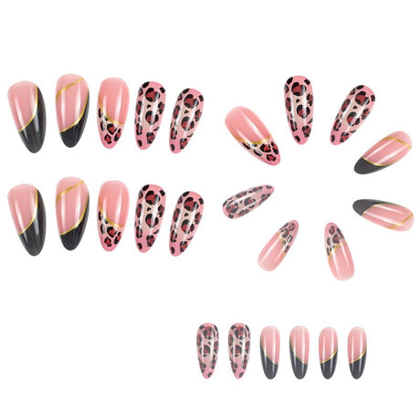 Nail Art Almond Nails Finished Wearable Nails Mid-Length Nail Art Patch Ins Style Hot Girl - V.I.P Digital Presence