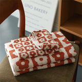 Plaid Series Towel Bath Towel Cherry Blossom Absorbent Facial Towel - V.I.P Digital Presence