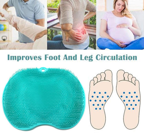 Pregnant Women Without Bend Over Shower Foot Massager Scrubber Cleaner Washing Massage Tools Pad Mat Elderly Feet Cleaning Brush - V.I.P Digital Presence