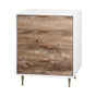 Wooden Tall 4 Drawer Dresser,Chest of Drawers with 4 Metal Legs, Anti-Tipping Device for Bedroom,Living Room - V.I.P Digital Presence