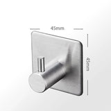 SUS304 Black Robe Hook Wall Hook Towel Hook for Bathroom Stainless Steel Coat Hook Rustproof Hook Hanger for Kitchen Hardware - V.I.P Digital Presence