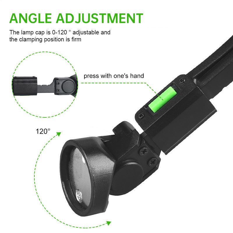 USB Rechargeable Retractable LED Neck Reading Light, Adjustable up to 120 Degrees. - V.I.P Digital Presence