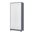 Metal storage cabinets, lockable cleaning tool cabinets, high broom tool organizers, and large storage cabinets in storage store - V.I.P Digital Presence