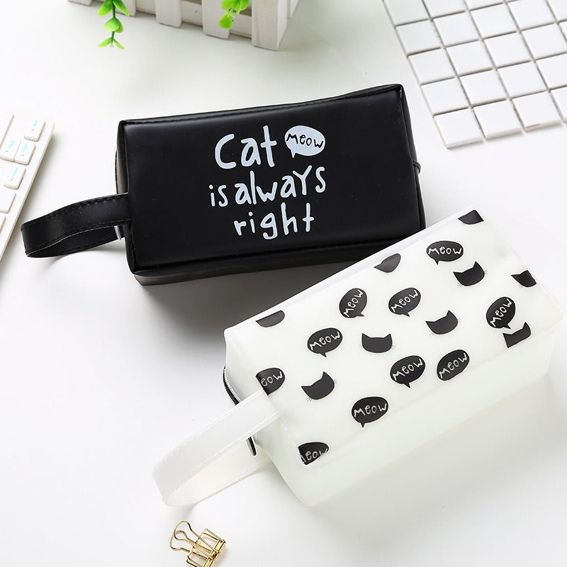 New Cat's Kingdom Pencil Bag Cartoon Cat Student Pencil Case Large Capacity Creative Stationery Box Pencil Bag - V.I.P Digital Presence