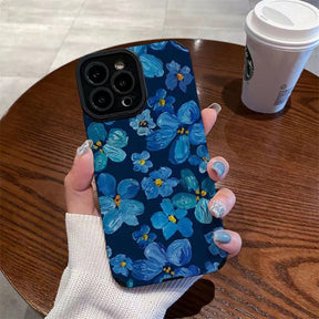 Suitable for Blue Camellia 11pro Apple 14 Phone Case 13 Female iPhone 12 Suitable for 6s/8plus Soft Case - V.I.P Digital Presence