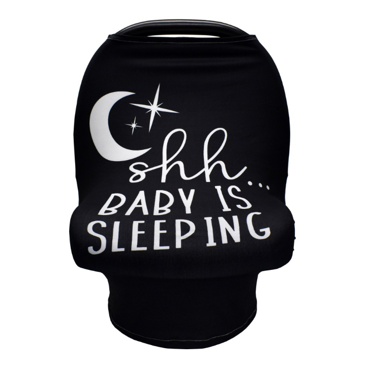 Funda elástica multifunción para asiento de coche de bebé, funda de lactancia, funda para carrito de compras, funda para carrito de supermercado, capota para asiento de coche