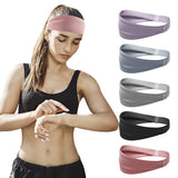 Headbands for sports, hairbands for basketball, outdoor cycling, men's and women's anti sweating, aerobic fitness, yoga, widened sweat absorbing headscarf - V.I.P Digital Presence