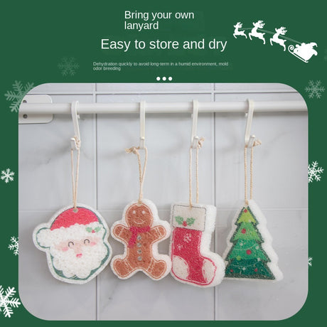 Christmas supplies, printed wood pulp, dishwashing cotton, kitchen cleaning, absorbent, non greasy, compressed wood pulp cotton, - V.I.P Digital Presence