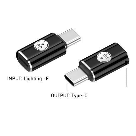 Lighting female to TYPE-C male 27W fast charging adapter suitable for Apple 15 mobile phone charging converter - V.I.P Digital Presence