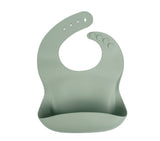 Bolsa de arroz de silicona para bebé, babero de bolsa de arroz para bebé, toalla de saliva para bebé, bolsa bucal impermeable, sin lavado y a prueba de aceite 