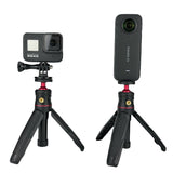 Mini desktop selfie stick tripod handheld photography live vlog camera mobile phone portable telescopic stand - V.I.P Digital Presence