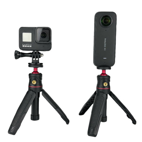 Mini desktop selfie stick tripod handheld photography live vlog camera mobile phone portable telescopic stand - V.I.P Digital Presence