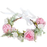 Korean style fashion flower wreath headwear fabric rose bridal headband beautiful little girl selfie flower hair accessory - V.I.P Digital Presence