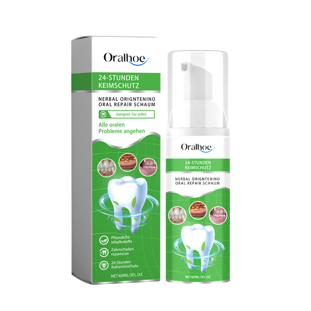 Herbal Oral Repair Foam, Deep Cleaning tartar Stone Fresh Breath Whitening teeth Oral mousse - V.I.P Digital Presence