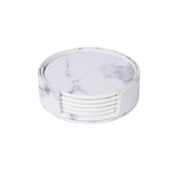 Creative PU leather coaster Exquisite insulated tea water cushion Square leather coaster - V.I.P Digital Presence