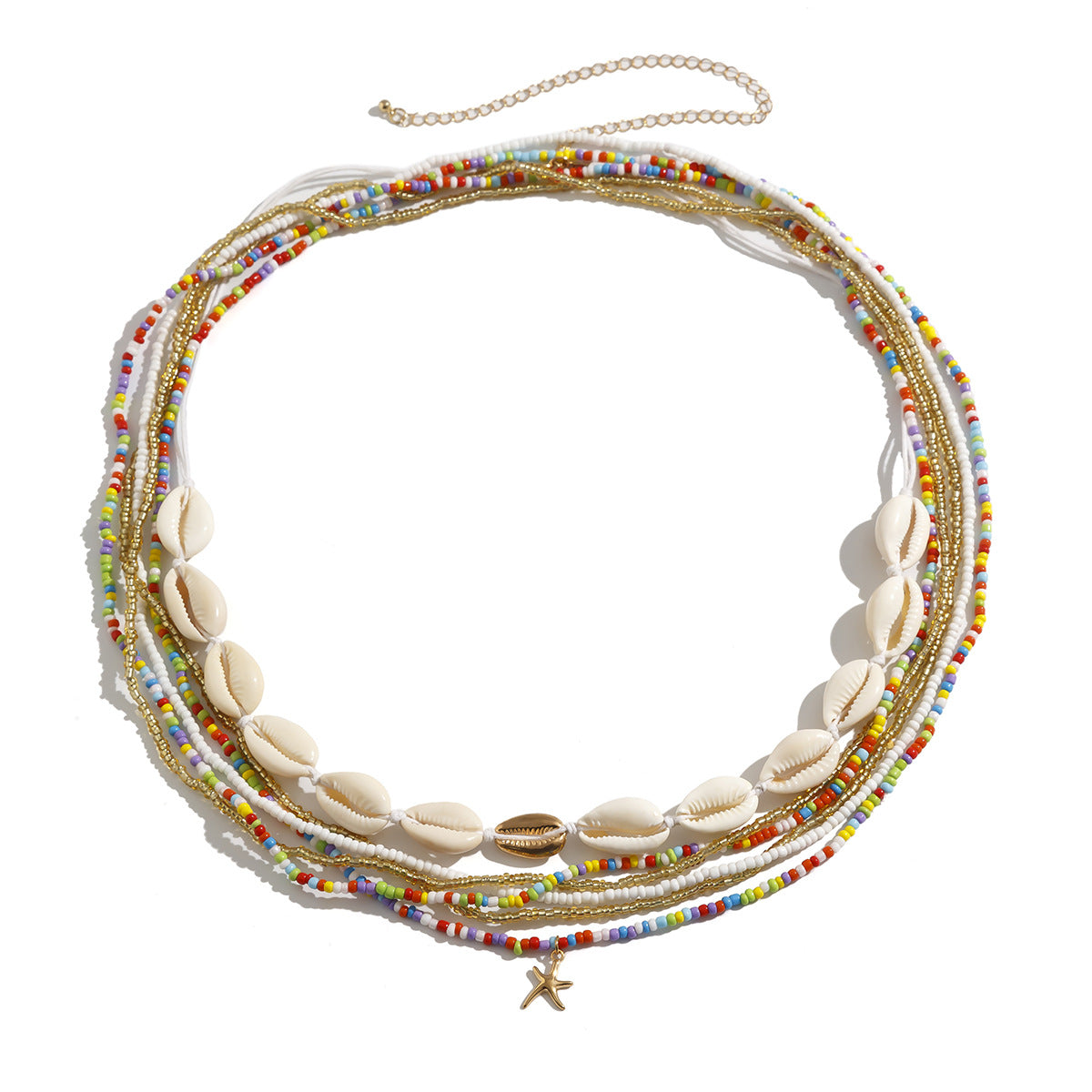 Mermaid Princess Shell Beads Waist Chain Beach Ocean Wind Waist Chain Starfish Body Chain - V.I.P Digital Presence