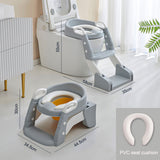 Inodoro infantil inodoro multifuncional para niños y niñas, soporte auxiliar para inodoro, anillo para asiento de inodoro de paso para bebé