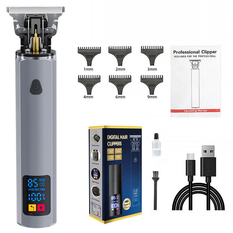 Hair clipper hair clipper electric hair clipper oil cutting head carving bald head, hair clipper - V.I.P Digital Presence