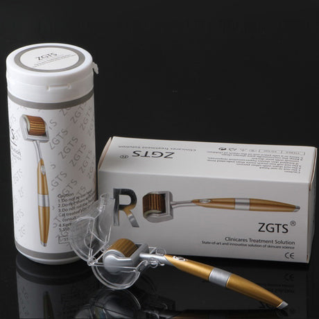 ZGTS192 Derma Roller Titanium Stainless Steel Needles For Facial Skin Care Microneedle Derma Rollering Therapy - V.I.P Digital Presence