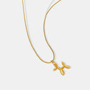 18K Gold-Plated Titanium Steel Puppy Shape Pendant Necklace - V.I.P Digital Presence