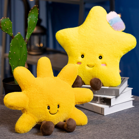 Amuseable Sun Small Sun Pillow Stuffed Toy Moon Cloud Cushion Pillow Doll Doll - V.I.P Digital Presence