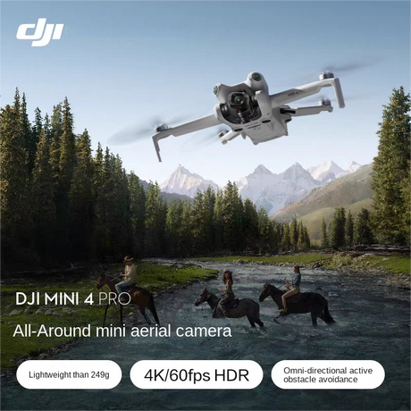 DJI Mini 4 Pro, an all-in-one mini aerial camera from DJI, is an entry-level drone that intelligently follows panoramic shooting - V.I.P Digital Presence