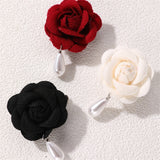 Flower pearl brooch female fashion camellia wedding dress decoration female jewelry - V.I.P Digital Presence