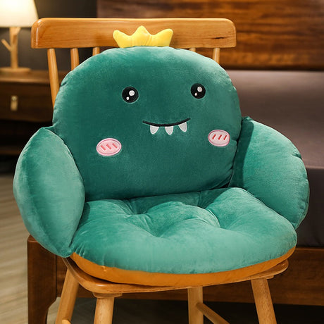 Cushion Office Long Sitting Waist Protection Cushion Integrated Seat Cushion Student Dormitory Chair Plush Backrest Cushion - V.I.P Digital Presence