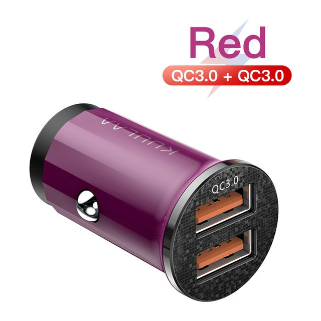 KUULAA Quick Charge 4.0 48W QC PD 3.0 Car Charger for Samsung S10 9 Fast Car Charging for Xiaomi iPhone Mobile Phone USB Charger - V.I.P Digital Presence