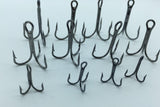 Rompin 20pc/lot 2/4/6/8/10# Fishing Hook High Carbon Steel Treble  Black - V.I.P Digital Presence