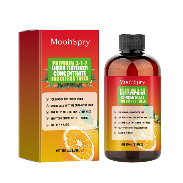 Premium 3-1-2 Liquid Fertilizer Concentrate For Citrus Trees, Orange Fruit Tree Plant Root Green Leaf Beauty Fruit Growth Nutrient Solution - V.I.P Digital Presence