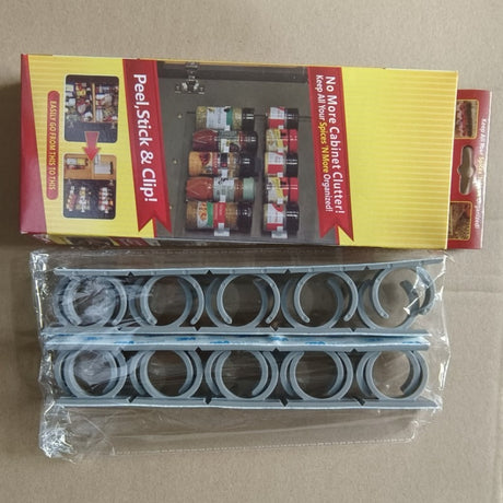 Clip N Store Simple Bottle Mouth Clip Seasoning Can Seasoning Bottle Storage Shelf Kitchen Storage Shelf - V.I.P Digital Presence