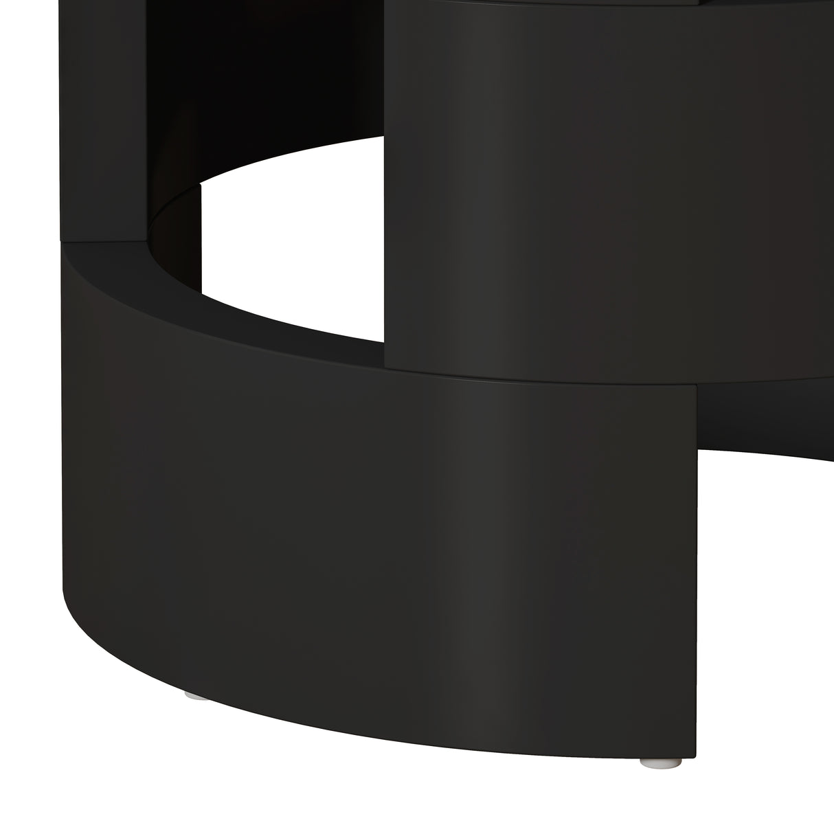 42.12"Modern Round Dining Table with Printed Black Marble Table Top for Dining Room - V.I.P Digital Presence