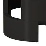 42.12"Modern Round Dining Table with Printed Black Marble Table Top for Dining Room - V.I.P Digital Presence