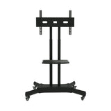 FANCO Universal Rotating TV Stand, suitable for 32-80 inch TVs, with adjustable tilt height and maximum VESA 600x400mm (black) - V.I.P Digital Presence